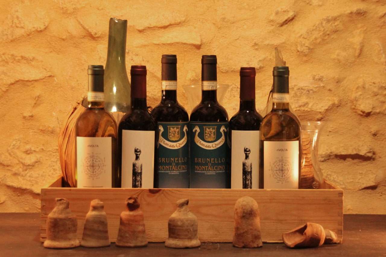 VINO TOSCANO brunello ombra e vernaccia